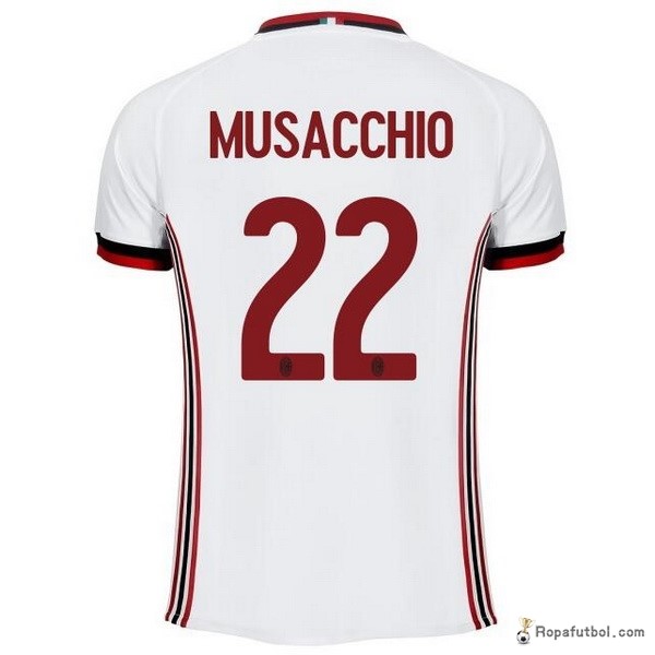 Camiseta AC Milan Replica Segunda Ropa Musacchio 2017/18